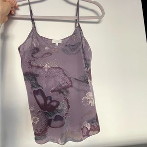 [Aritzia- Wilfred] 100% silk purple cami